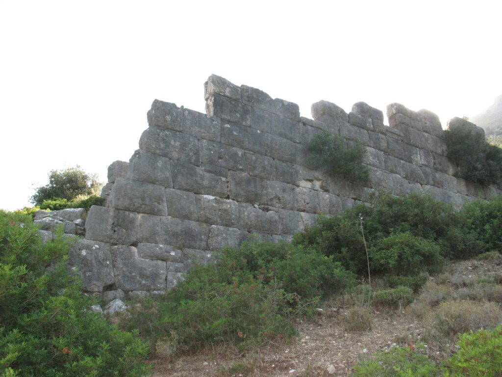 Οχύρωση στη θέση Τάπια - Πάγκαλη. Αρχείο ΕΦΑΑΙΤ.