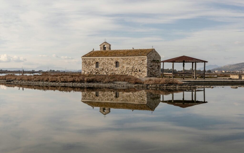 Λιμνοθάλασσα και νησίδα Κλείσοβας. Φωτό: Ευ. Χαλικιοπούλου.